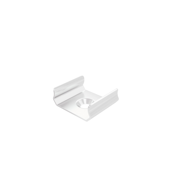 MET-Halter für LUMINES D Profil weiß lackiert