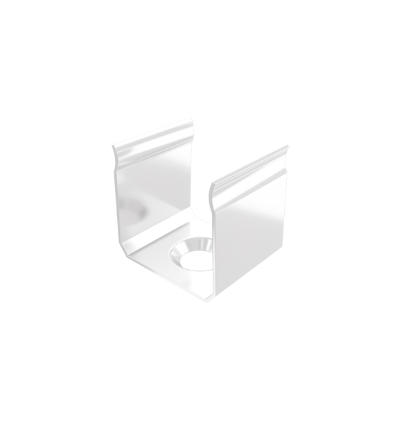 MET-Halter für LUMINES Y Profil weiß lackiert