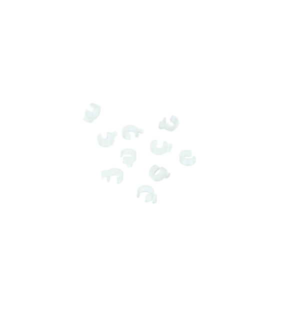 LUMINES cable holder, fi 5mm, transparent