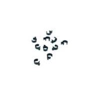 LUMINES Kabelhalter, fi 5mm, schwarz