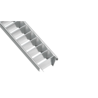 LUMINES Raster WIDE silber 1m