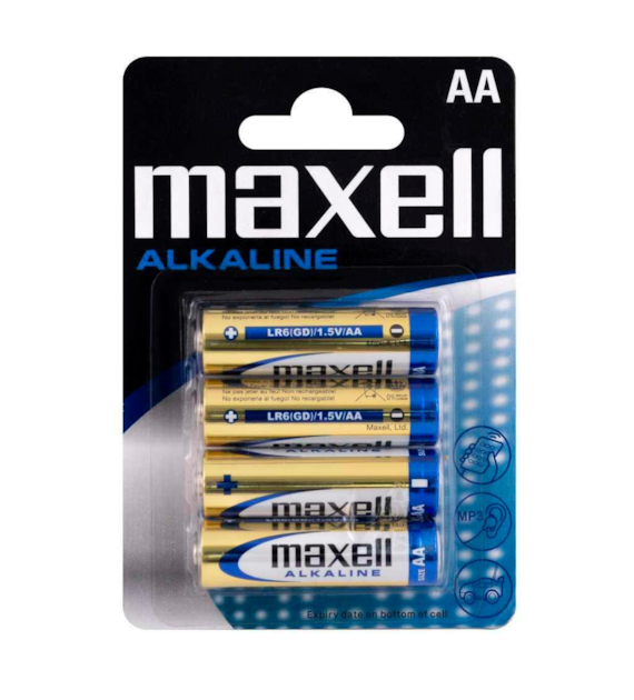 AA Alkaline Battery (LR6) blister pack 4 pcs