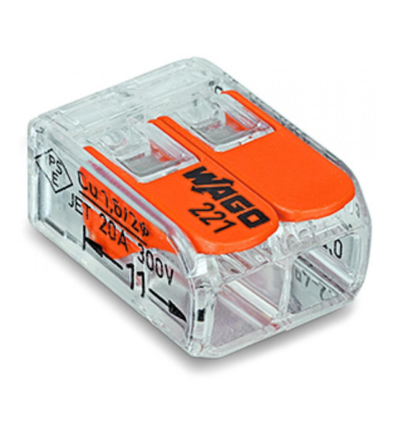 Szybkozłączka WAGO transp/poma 2X0,2-4mm