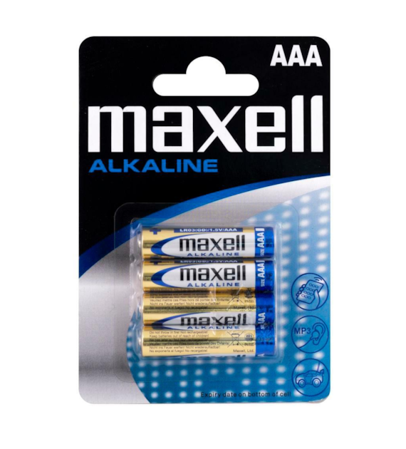 AAA Alkaline-Batterie (LR03) Blister 4 Stk.