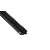 TEKKNI SELDE set black, frosted lampshade 3 m