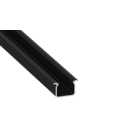 TEKKNI UHRE set black, transparent lampshade 3 m