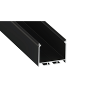 Zestaw TEKKNI NORS czarny, klosz transparentny 2,02 m