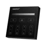 Dotykowy panel  naścienny MONO 4-strefy czarny