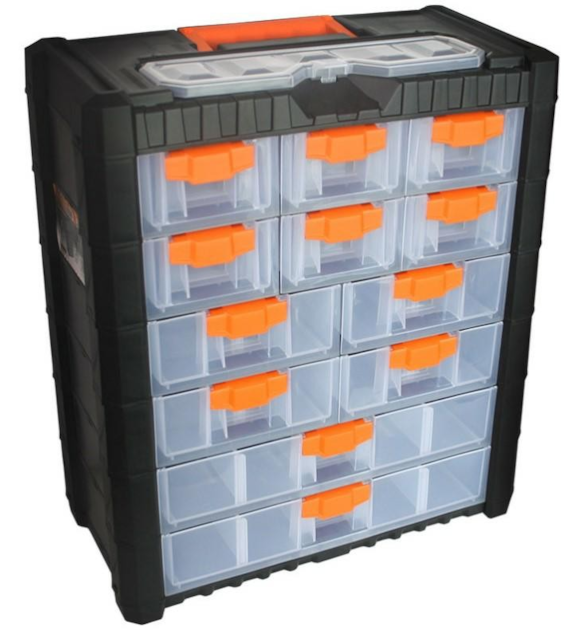 Organizer box 18  12 drawers