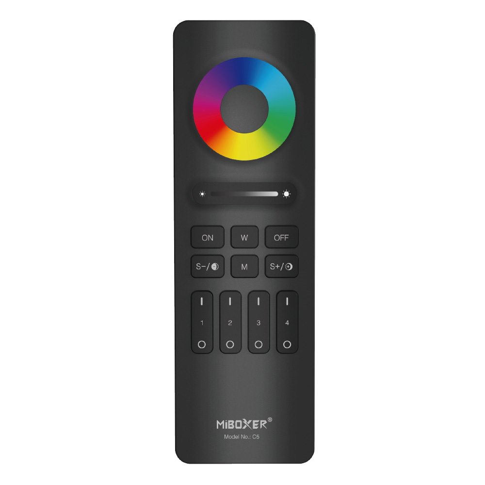 Mi-light Pilot C5 Strefowy Taśma LED RGBCCT z uchwytem Magnetycznym czarny