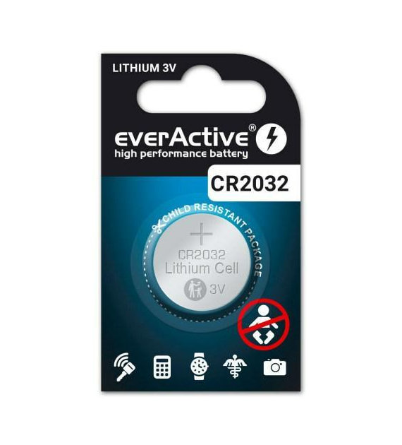 Lithium button battery 3V