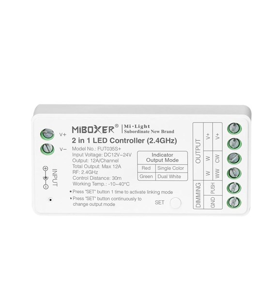 Mi-Light odbiornik taśm LED MONO/CCT 30m, moc 12A