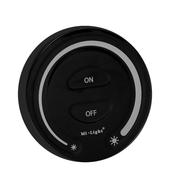 Wall remote for mono strips black