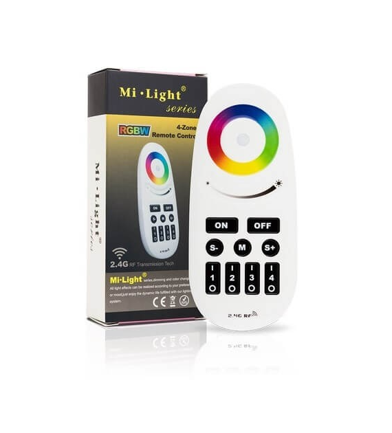 RF remote 4 zone RGBW remote with touch and classic buttons
