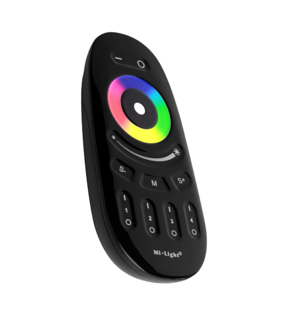 RF 4-zone RGB/RGBW touch remote black