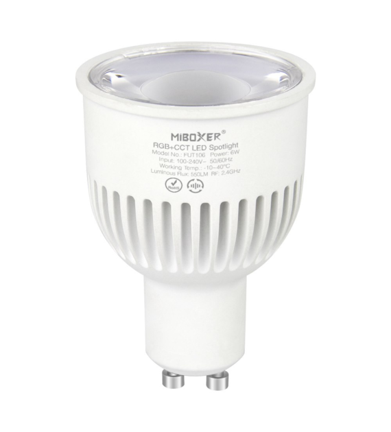 Mi-Light LED GU10 6W RF 2.4G RGB+CCT
