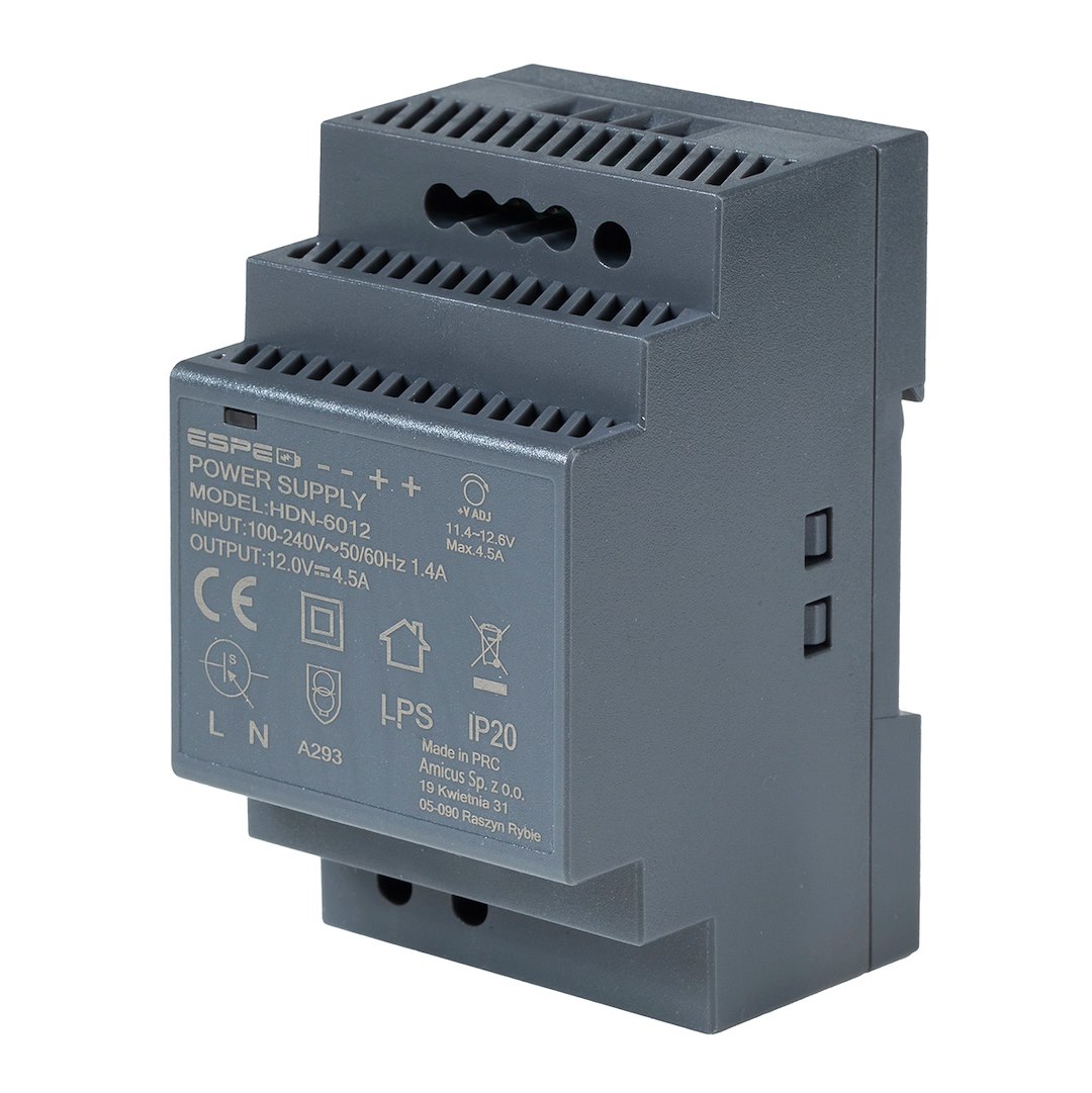 Zasilacz na szynę DIN 12V 4,5A 54W ESPE
