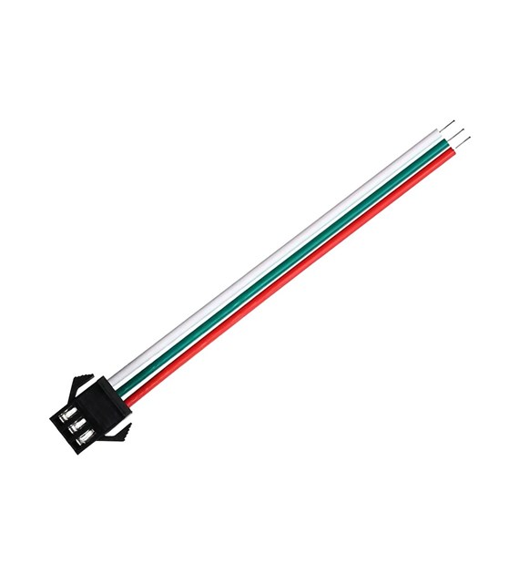 Złącze JST 3 Pin Wtyczka taśma LED cyfrowa