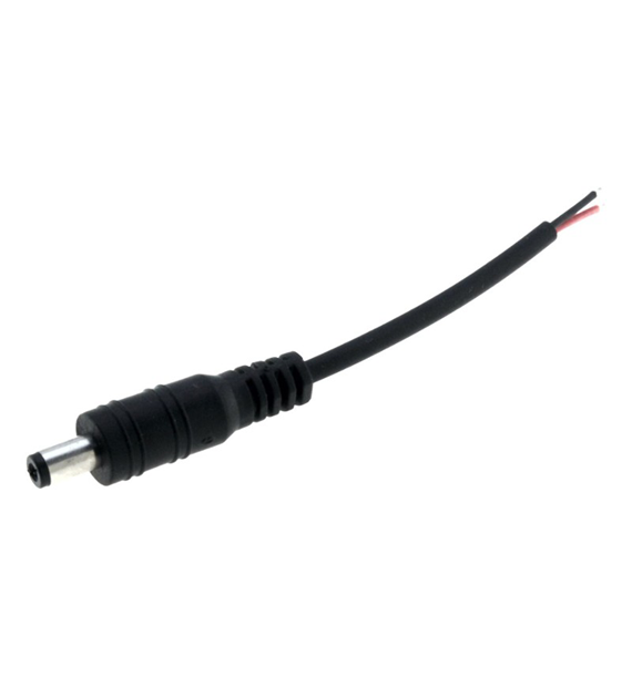Wtyk DC z przewodem 7 cm 2,1x5,5