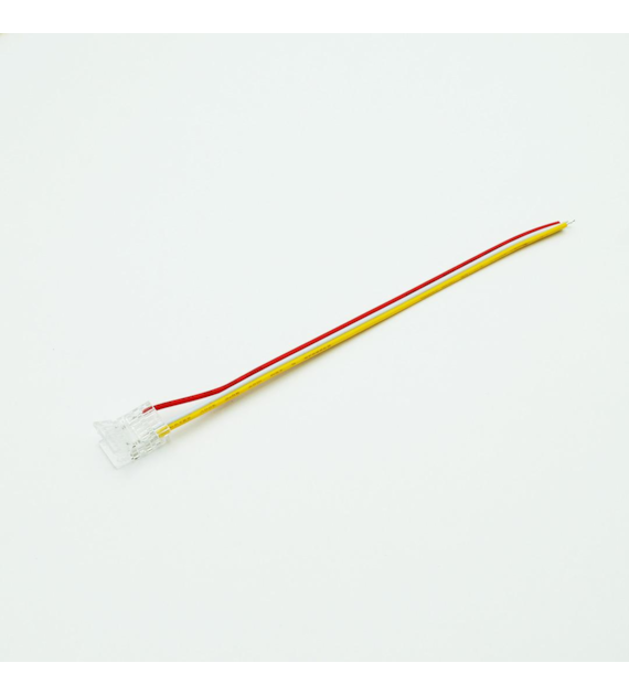 One-sided connector 10 mm CCT COB CLICK with wire