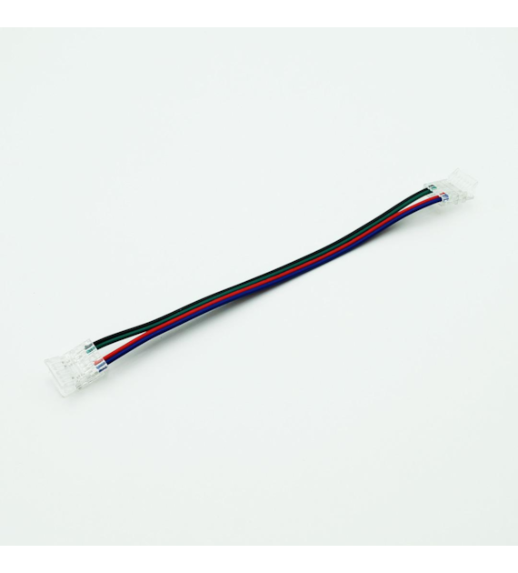 Double-sided 10 mm RGB COB CLICKz connector with cable