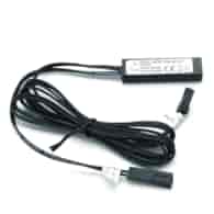 Włącznik uniwersalny czarny  3W1 12V 60W zbiżeniowy, do szaf, ściemniacz