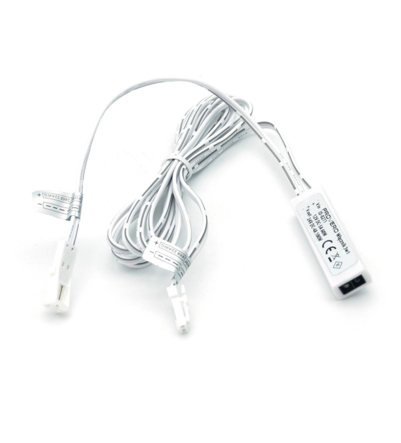 Universal switch white 3W1 12V 60W proximity, for cabinets, dimmer