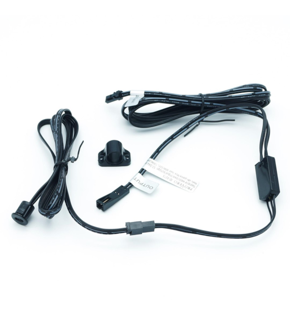 Cabinet sensor switch black 60/100W 12-24V