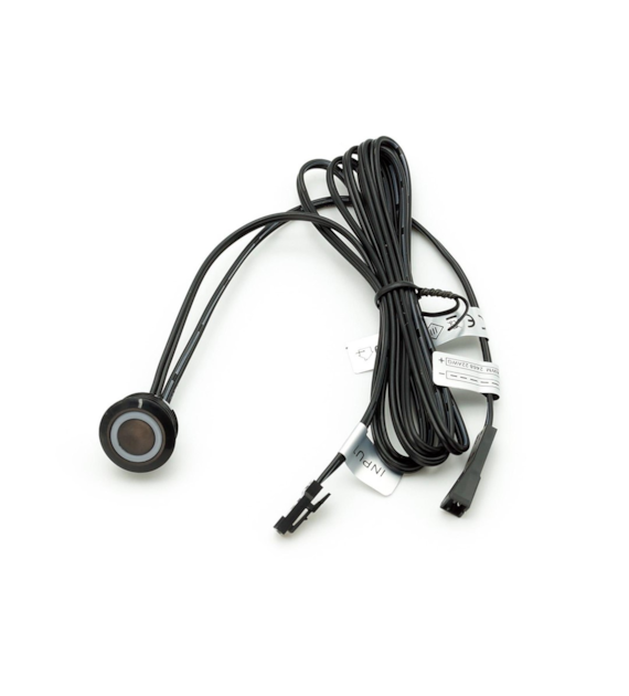 Touch switch with dimmer black60/100W 12-24V