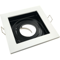 Oprawa GEMINUS kwadratowa ruchomabiało-czarna