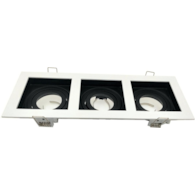 Oprawa GEMINUS kwadratowa ruchoma potr.biało-czarna