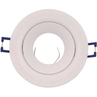 CRATER runde bewegliche Leuchte weiß