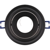 CRATER runde bewegliche Leuchte schwarz