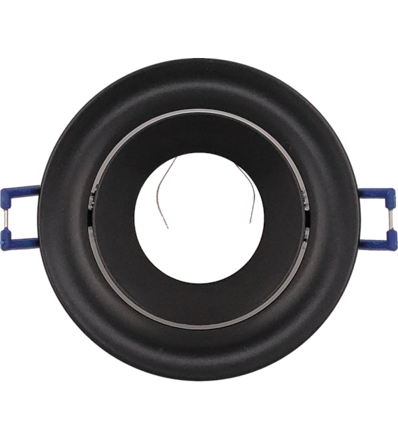 CRATER round movable fixture black