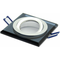 Oprawka szklana kwadrat czarna ruchoma