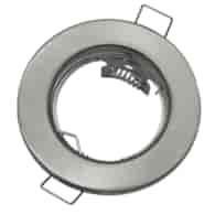 Feste runde Fassung Satin - Blech