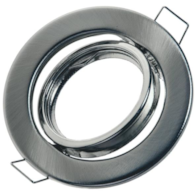 Runder beweglicher Lampenhalter Satin - Blech