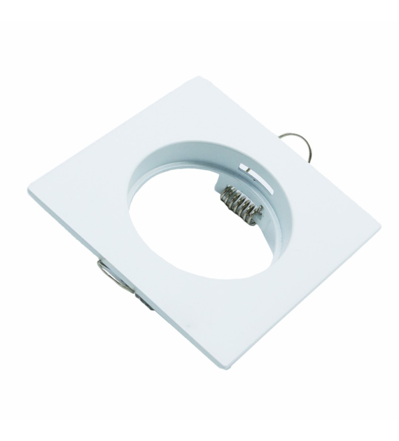 Square fixed fixture white - casting