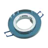 Glasfassung PROVERO rund schwarz