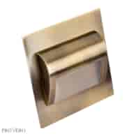 Oprawa schodowa 9 LED zimna - mosiądz