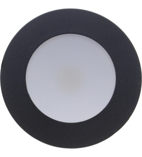 Runde Möbelleuchte 2W 4000K schwarz