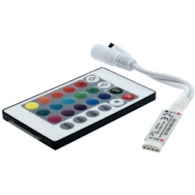 Sterownik IR RGB 24 przyciski 72W minibiały