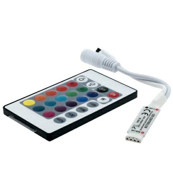 IR RGB Controller 24 Tasten 72W minigrau