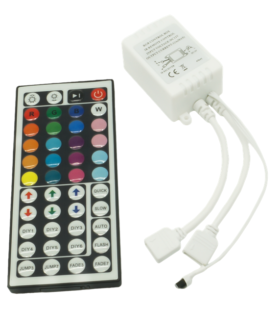 Sterownik IR RGB 44 przyciski 144W na 2 wtyki