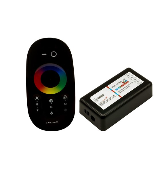 Sterownik RGB RF 2,4G czarny