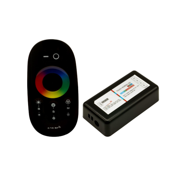 RGB RF 2.4G controller black