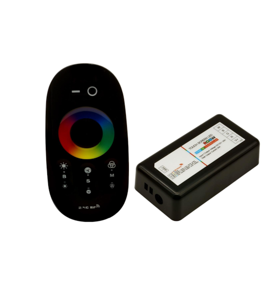 RGBW RF 2.4G controller black