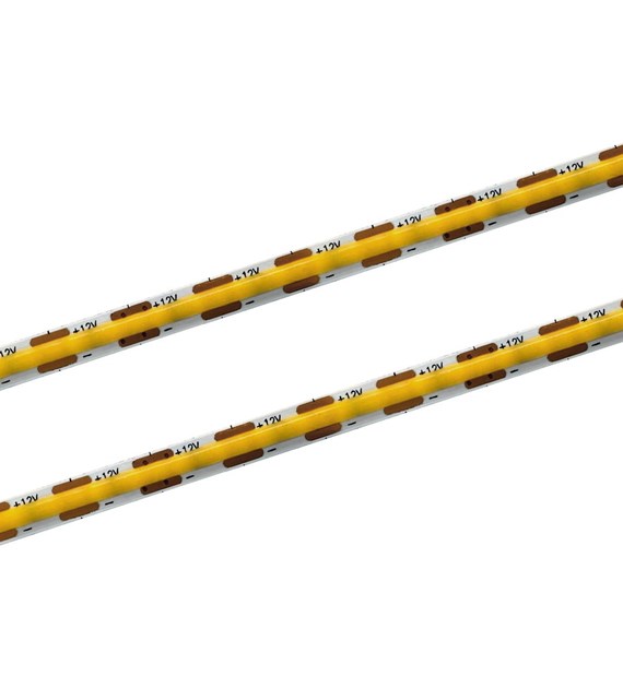 Taśma LED COB 400SMD 3000K 12V 5mm 12W/m Slim