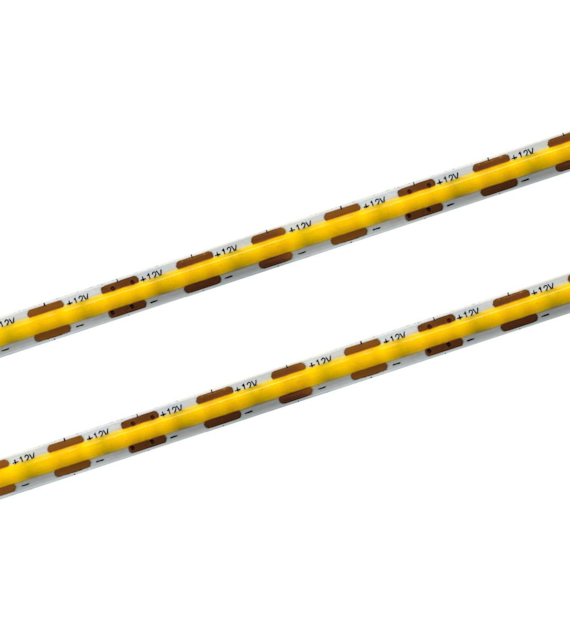 Taśma LED COB 400SMD 6000K 12V 5mm 12W/m Slim