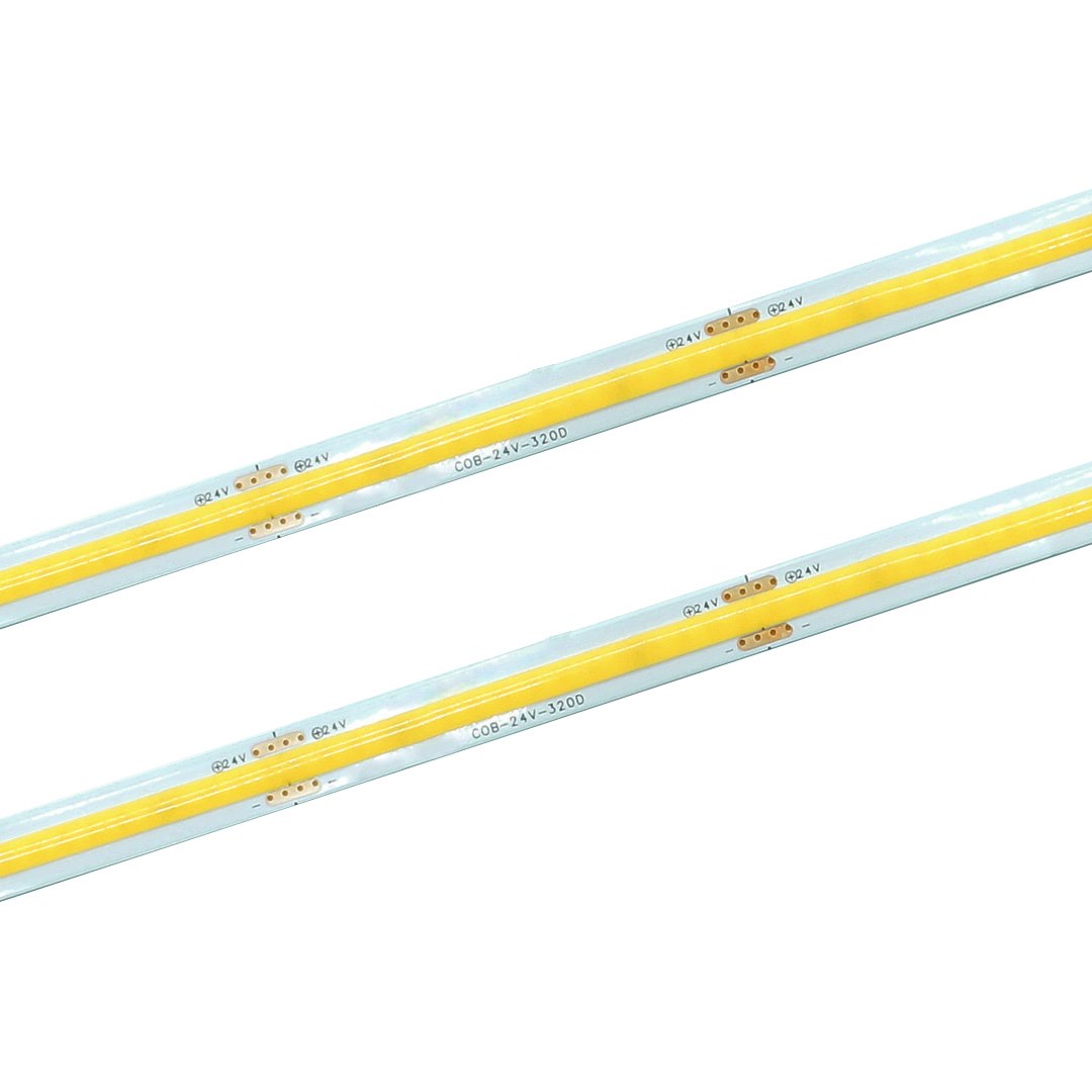 Taśma LED COB 320 3000K 24V 10W/m IP20 rolka 50m